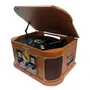 Sunstech PXRC52CD Tocadiscos con Bluetooth, Radio FM, Cassette y Conversor MP3